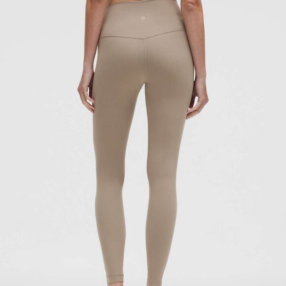 BNWT Lululemon Align High-Rise Pant 25" Warm Ash Grey, Size 12 - Picture 3 of 6